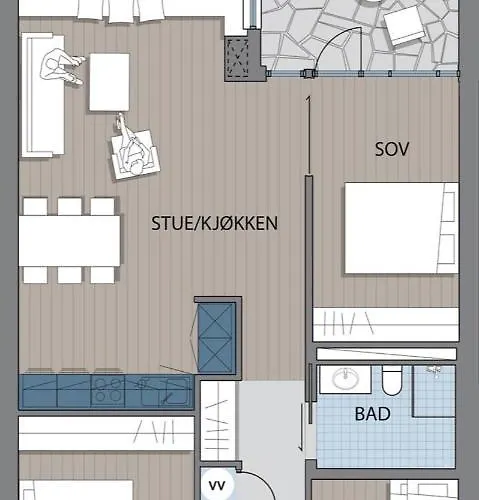 Astonishing Mountain At The Of Gaustablikk, 25m2 West Facing Terrace, 3 Bedrooms Apartmán