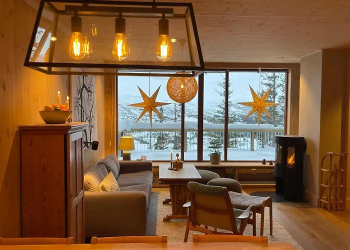 Astonishing Mountain At The Of Gaustablikk, 25m2 West Facing Terrace, 3 Bedrooms Apartamento