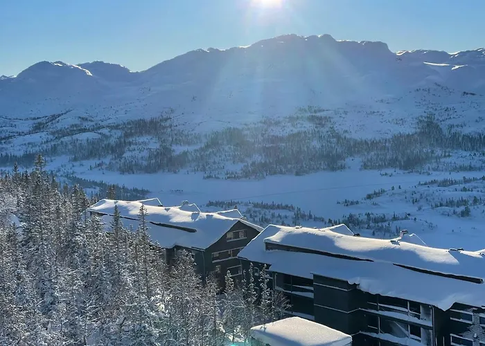 Astonishing Mountain At The Of Gaustablikk, 25m2 West Facing Terrace, 3 Bedrooms