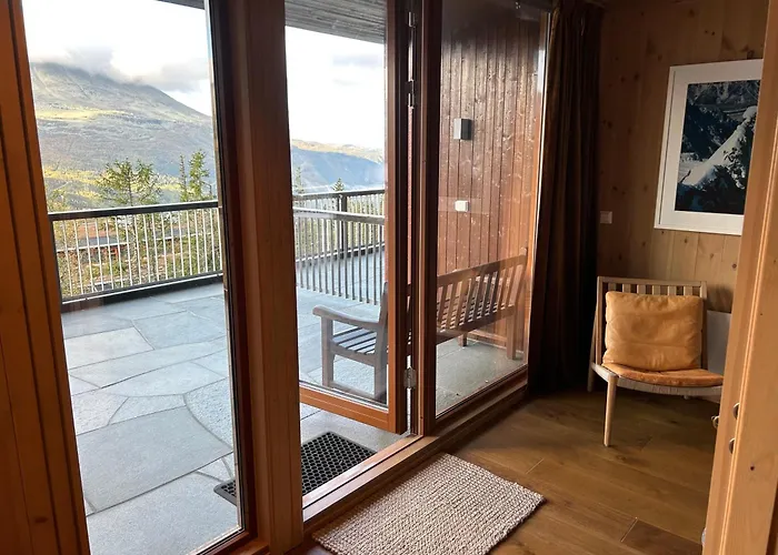 Astonishing Mountain At The Of Gaustablikk, 25m2 West Facing Terrace, 3 Bedrooms