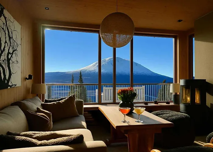 Astonishing Mountain At The Of Gaustablikk, 25m2 West Facing Terrace, 3 Bedrooms Apartmán